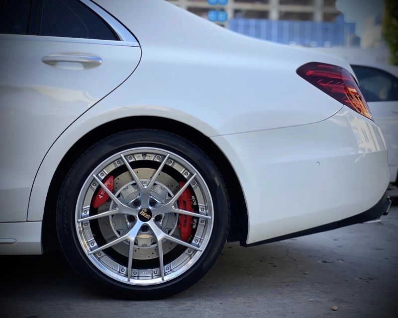 奔馳S 換全新BBS RI-S 最美雙片鍛造20寸