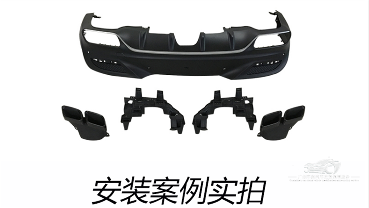 奔馳GLE Coupe改裝AMG63大包圍 W292黑色中網(wǎng) 前杠后唇排氣 前杠