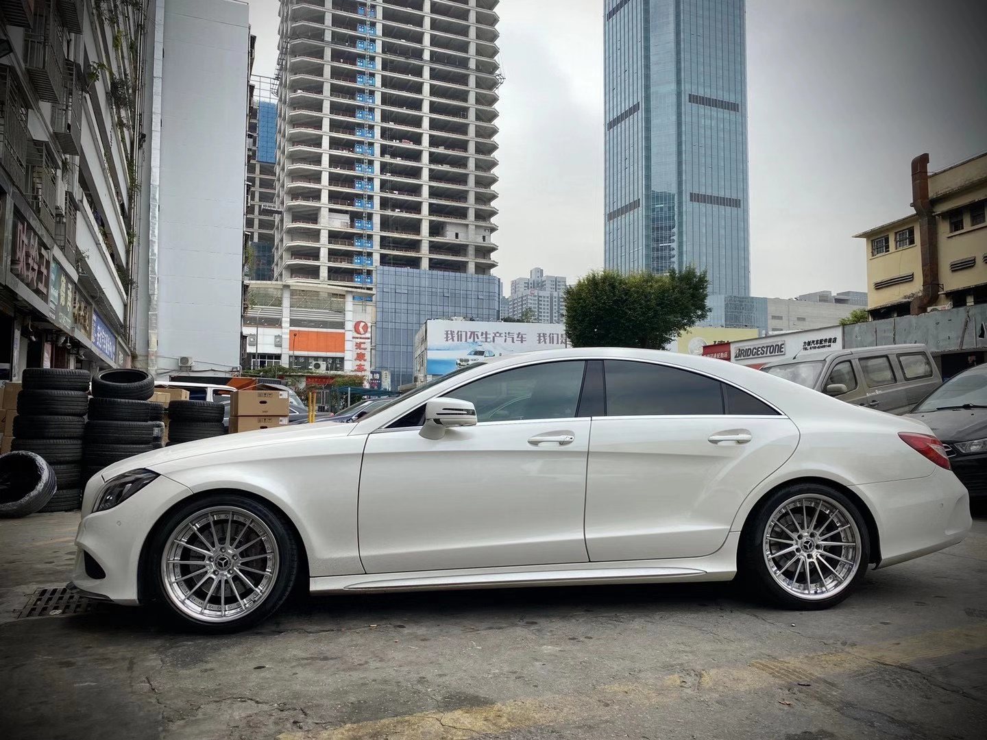 奔馳CLS 換定制鍛造雙片19寸完工！