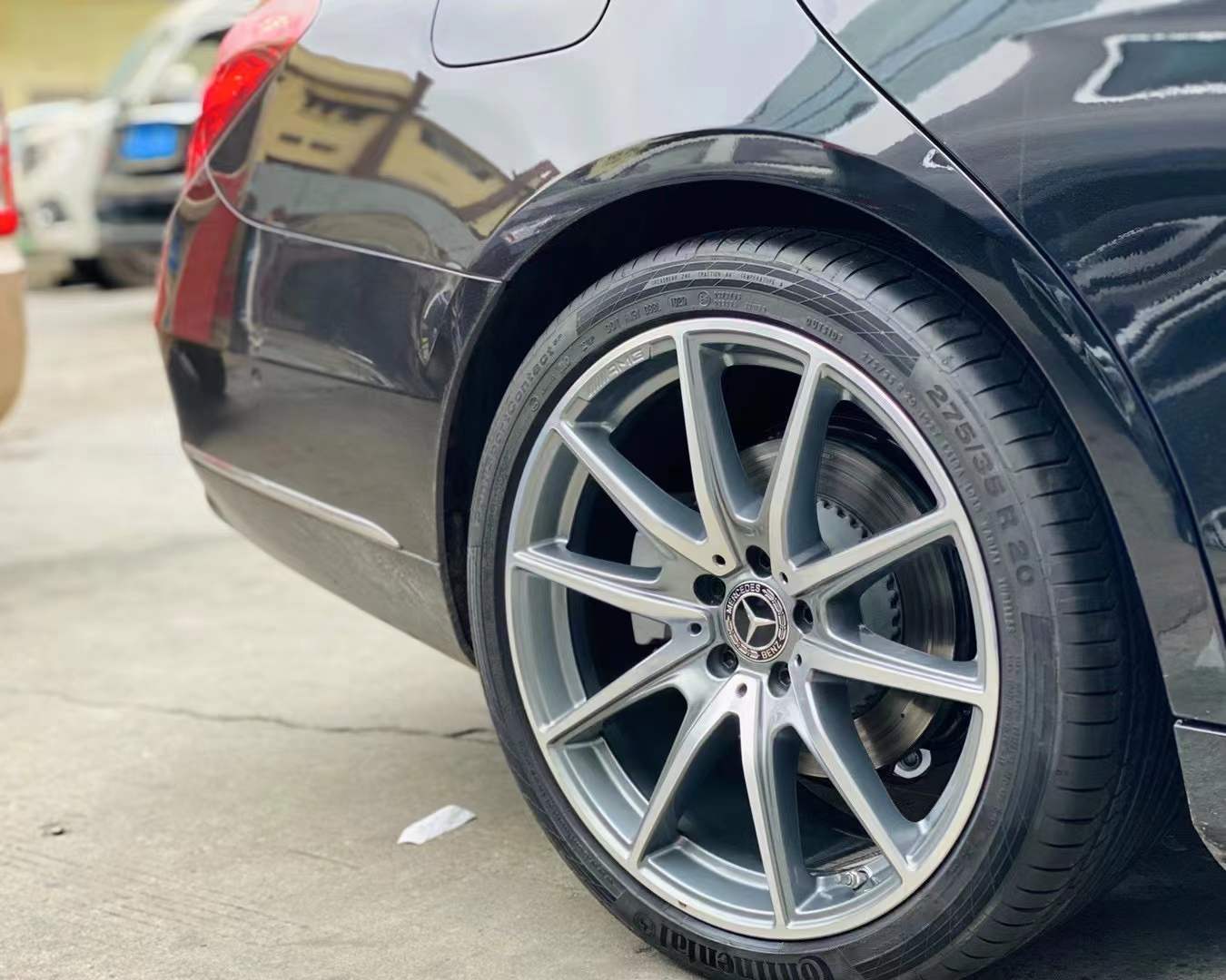 奔馳S，升級(jí)原廠20寸AMG 完工！