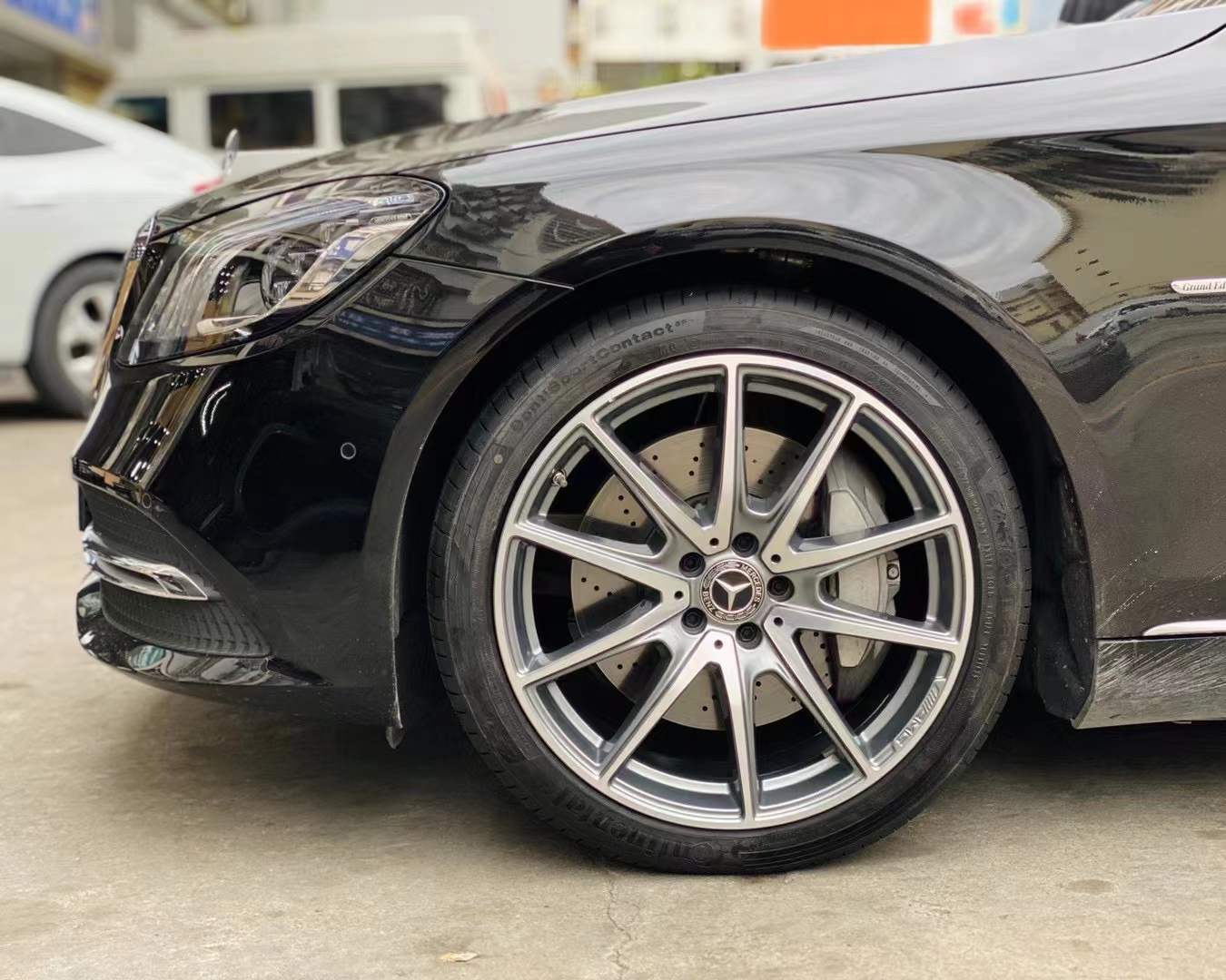 奔馳S，升級(jí)原廠20寸AMG 完工！