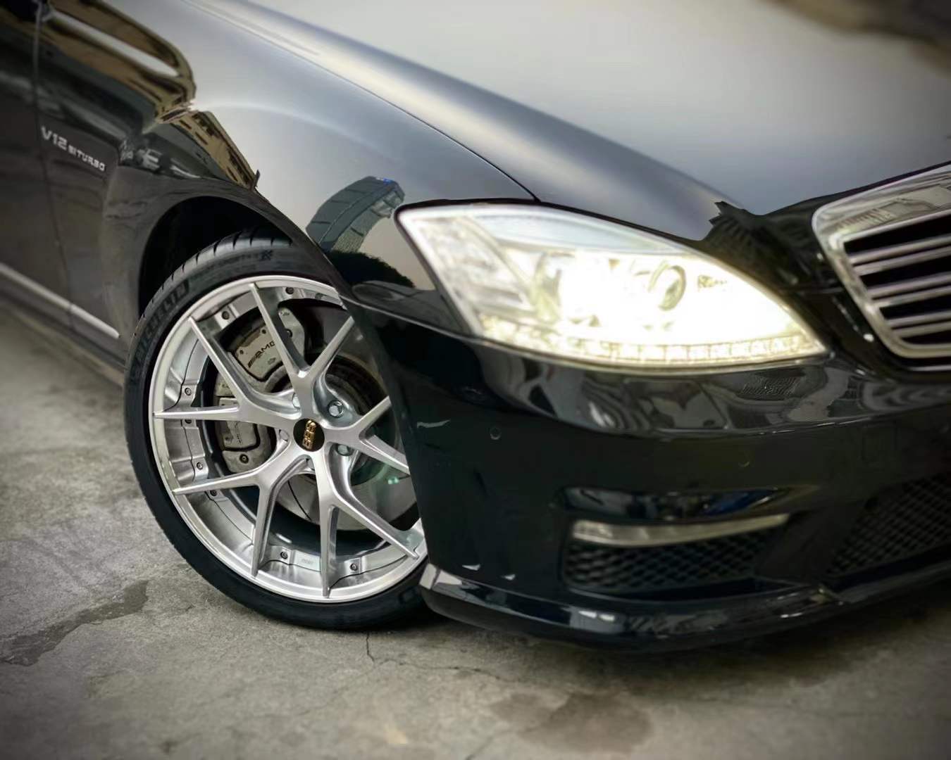 奔馳S65 換日本 BBS RI-S 雙片鍛造 20寸完工！