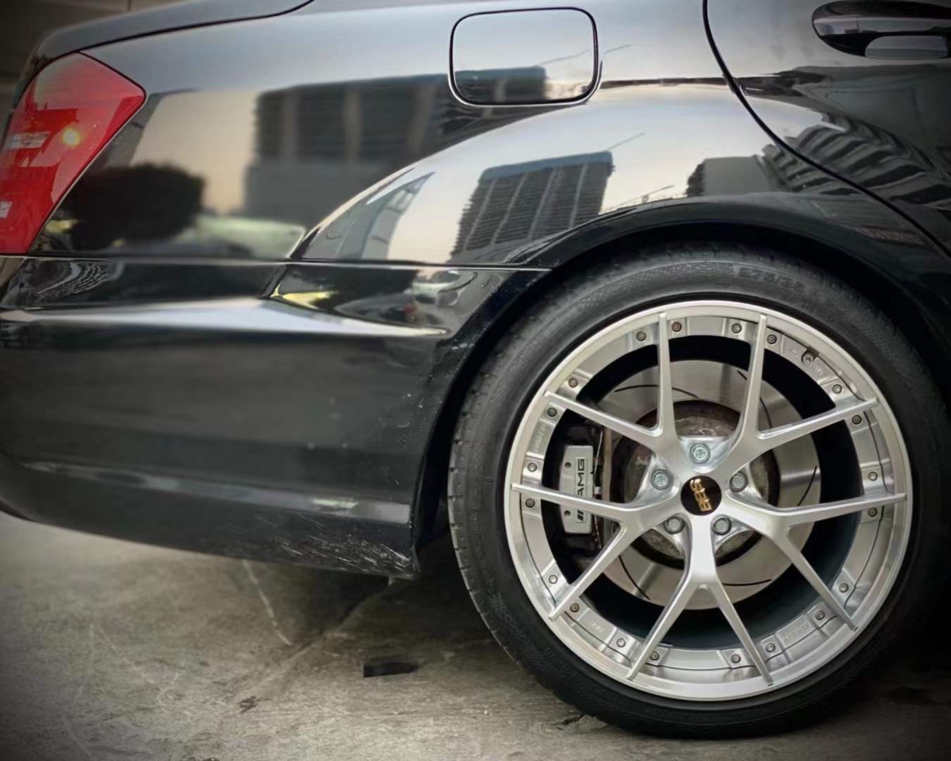 奔馳S65 換日本 BBS RI-S 雙片鍛造 20寸完工！