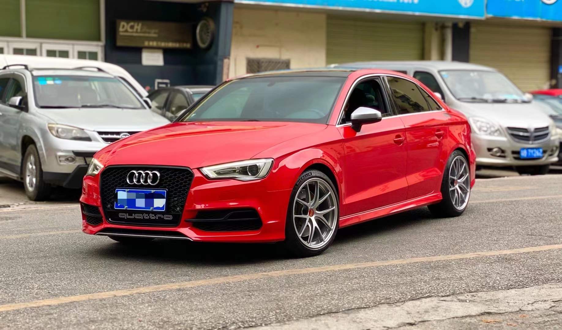 奧迪S3 換日本BBS RIA 18寸完工