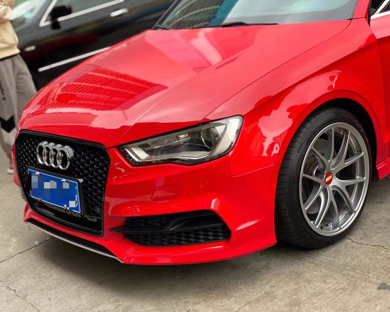 奧迪S3 換日本BBS RIA 18寸完工