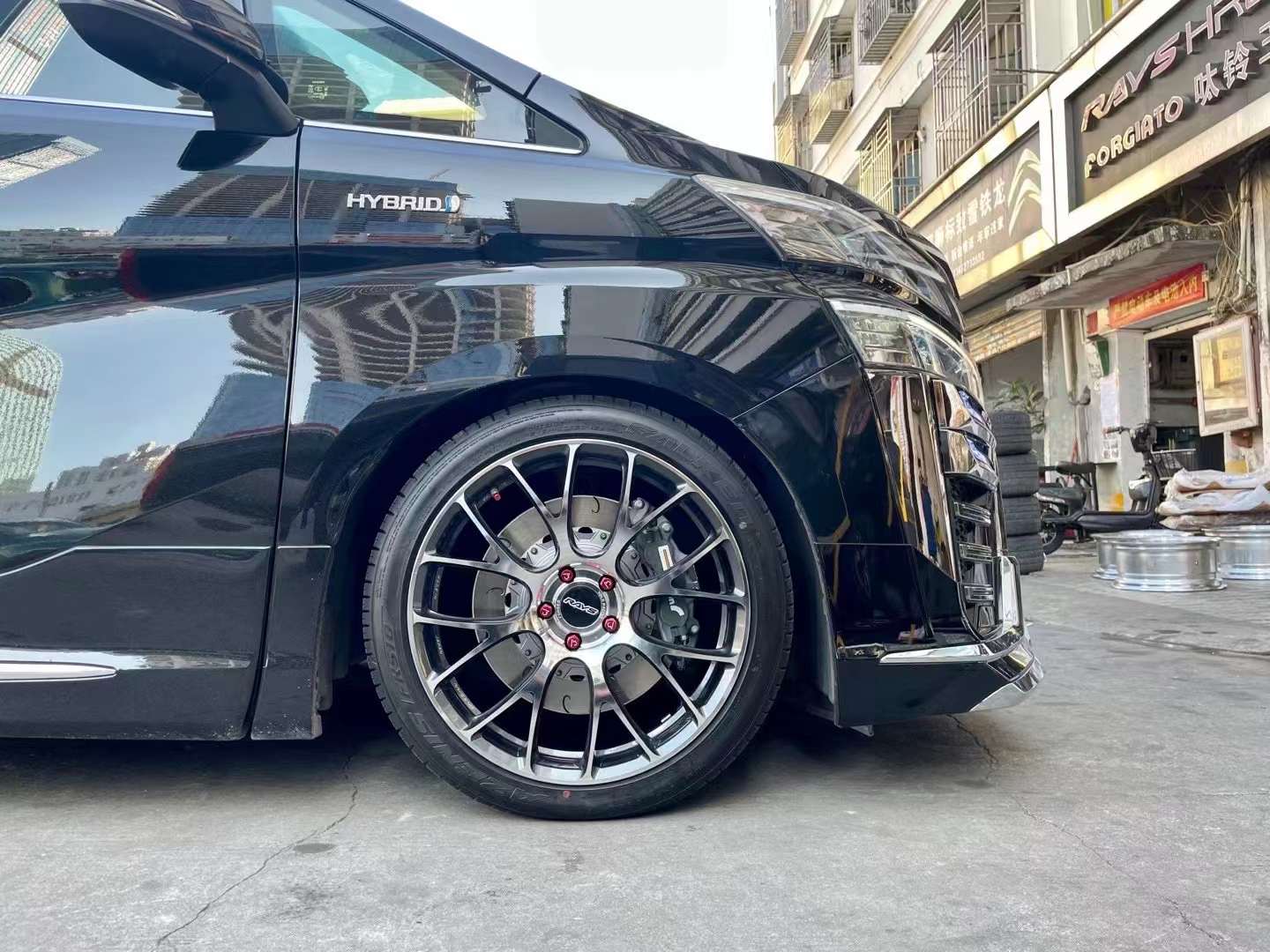 威爾法 for RAYS G16 20寸完工！