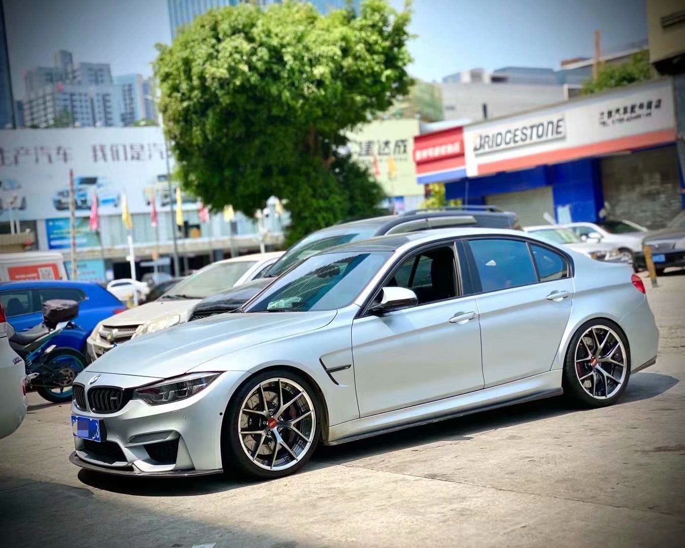 寶馬M3 換日本BBS RI-S 20寸