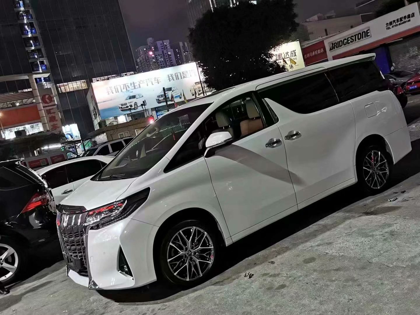 埃爾法，換 全新日本 板東 WEDS 100EVO 19寸