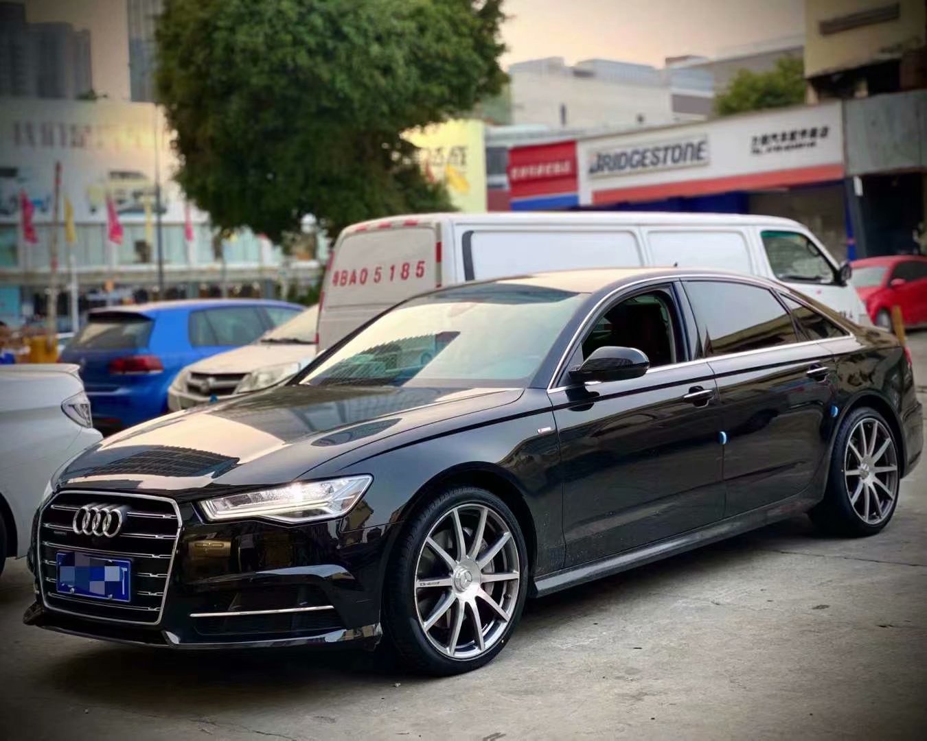 奧迪A6 升級(jí)20寸奔馳原廠AMG
