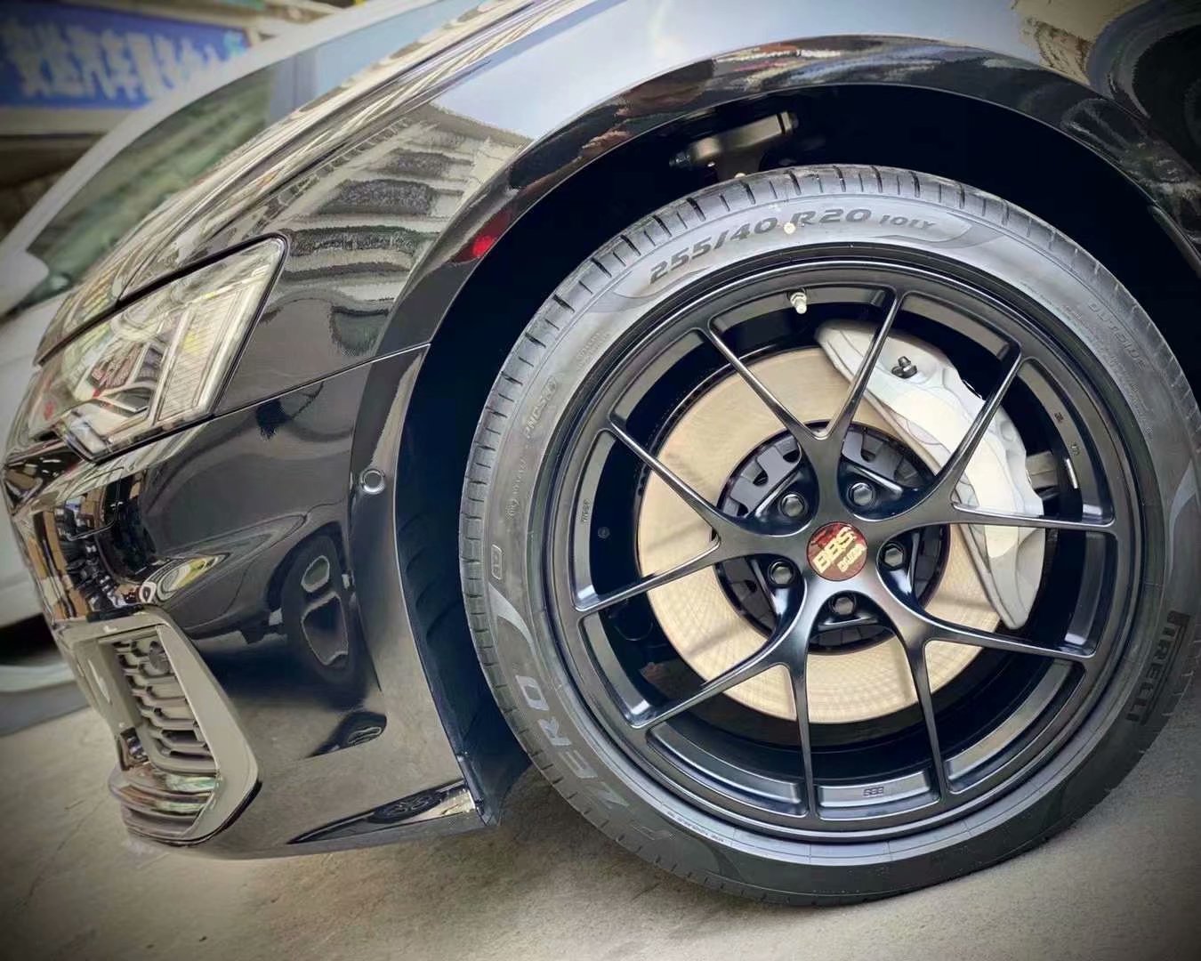 奧迪A6提新車，換日本 BBS RID 20寸完工