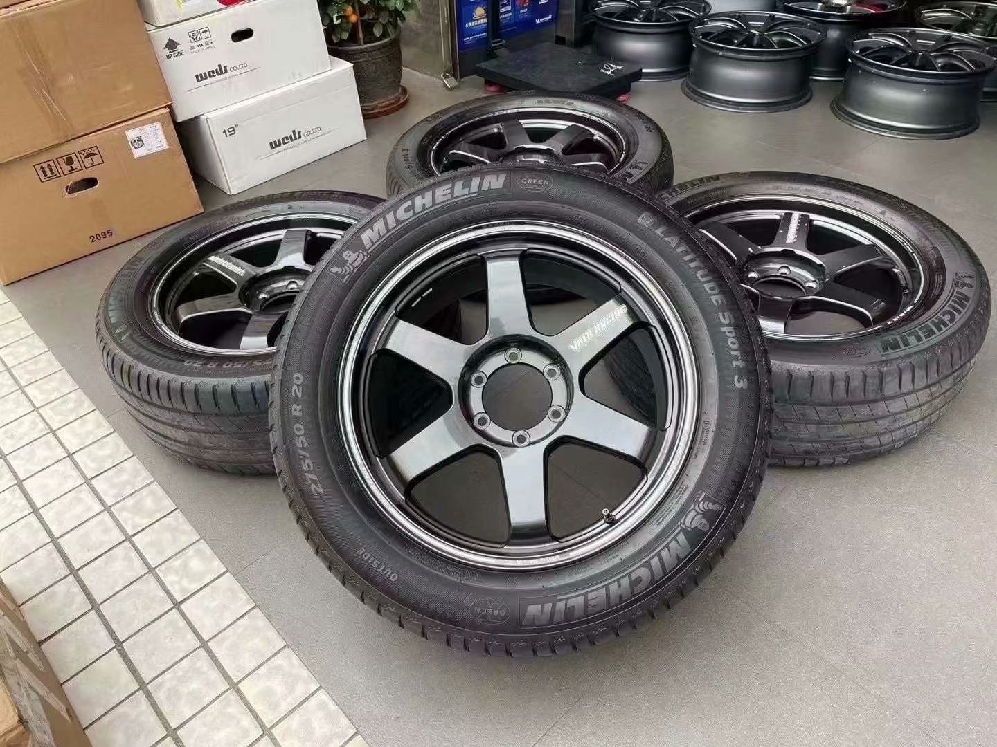 霸道 換 RAYS TE37 20寸 完工
