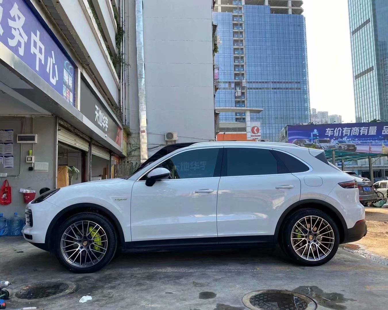 卡宴 換私人訂制鍛造21寸