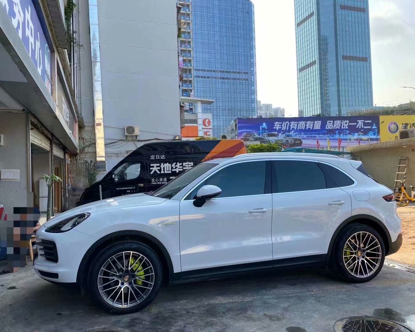 卡宴 換私人訂制鍛造21寸