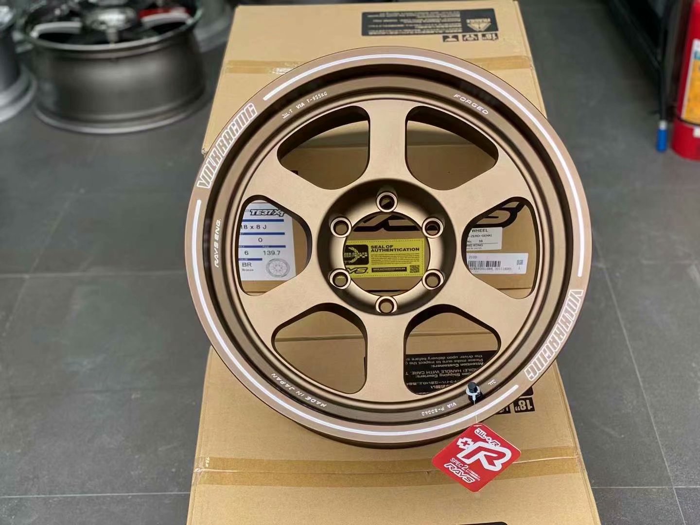 全新 日本 RAYS TE37 XT 鍛造# 18寸