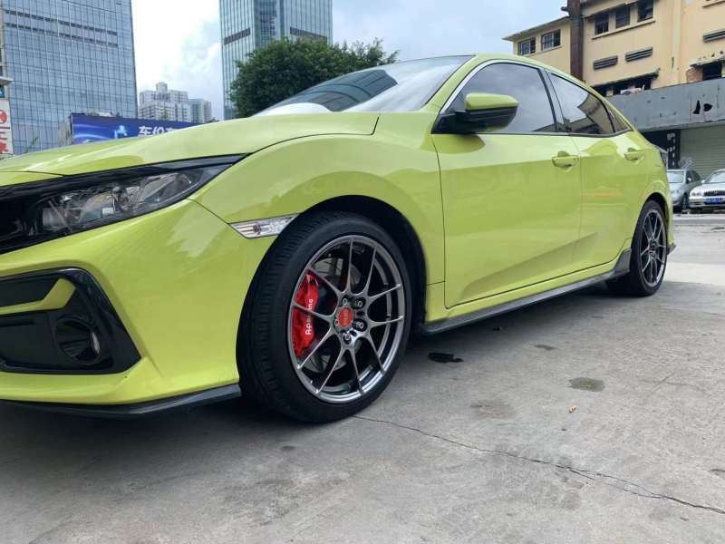 新思域，換 BBS RF單片鍛造  BLOX鍛造螺絲 完工！ 用心去改，值得推薦！