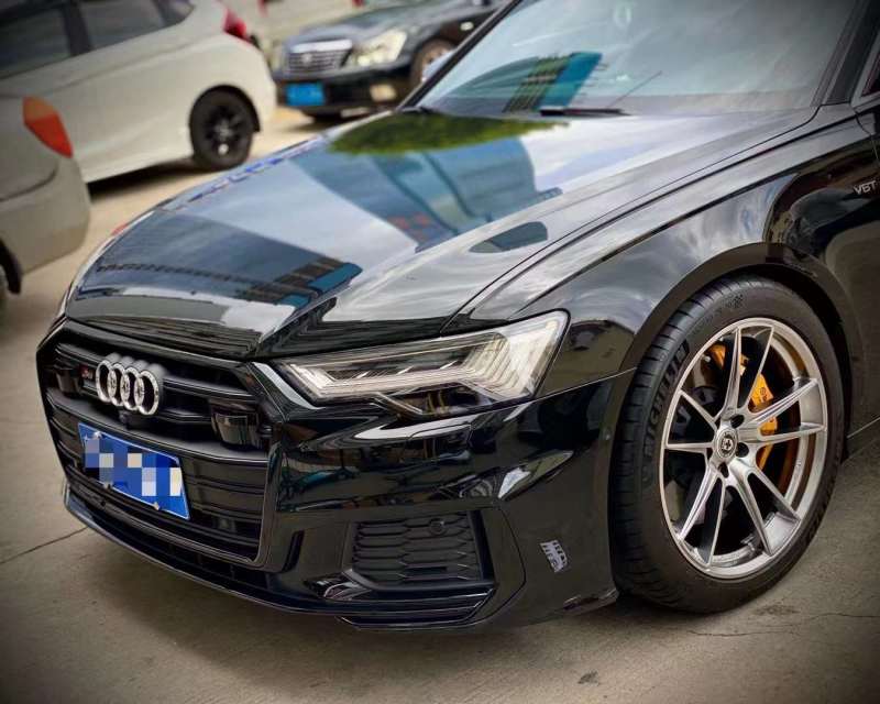 奧迪A6 換美HRE FF04 20寸搭配BLOX螺桿完工