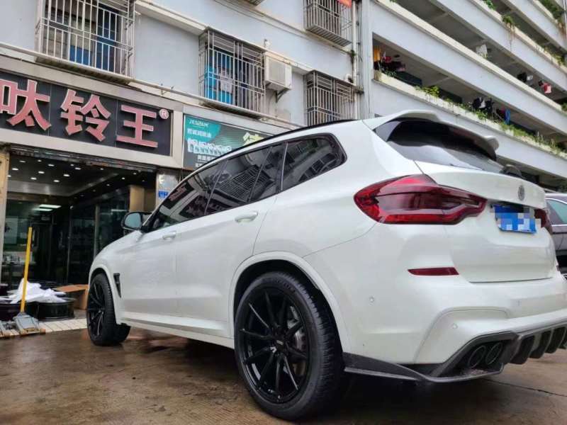 寶馬X3M， 換定制鍛造潮鞋21寸完工！