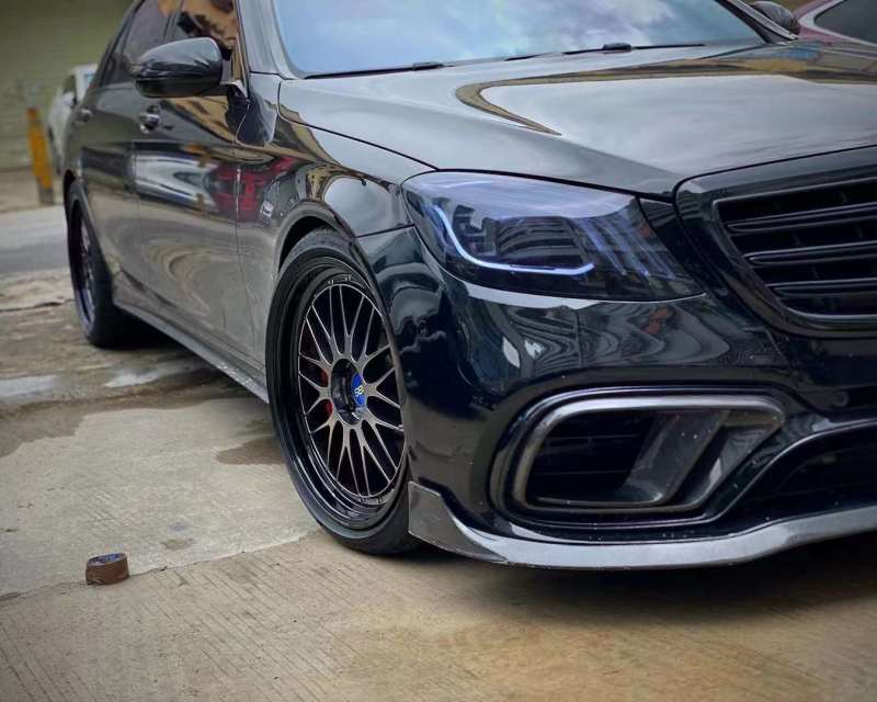 奔馳S， 換 日本 BBS LM 21寸 效果完美