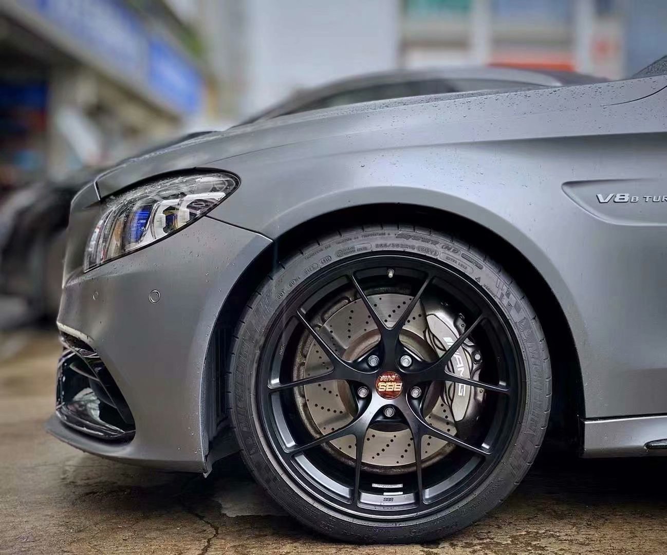 奔馳C63 coupe 換日本  BBS RID