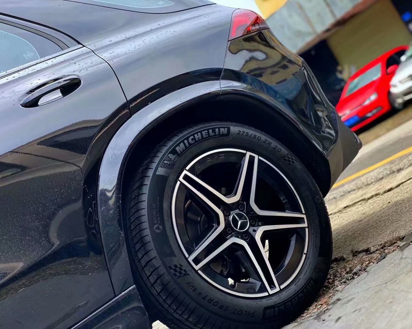 奔馳 GLE 升級 原廠AMG 20寸 完工