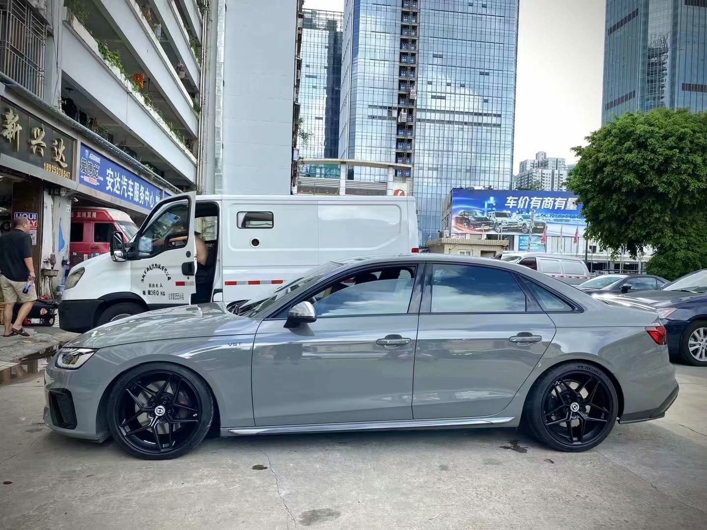 奧迪S4 換 全新 美國(guó)  HRE FF11 19寸