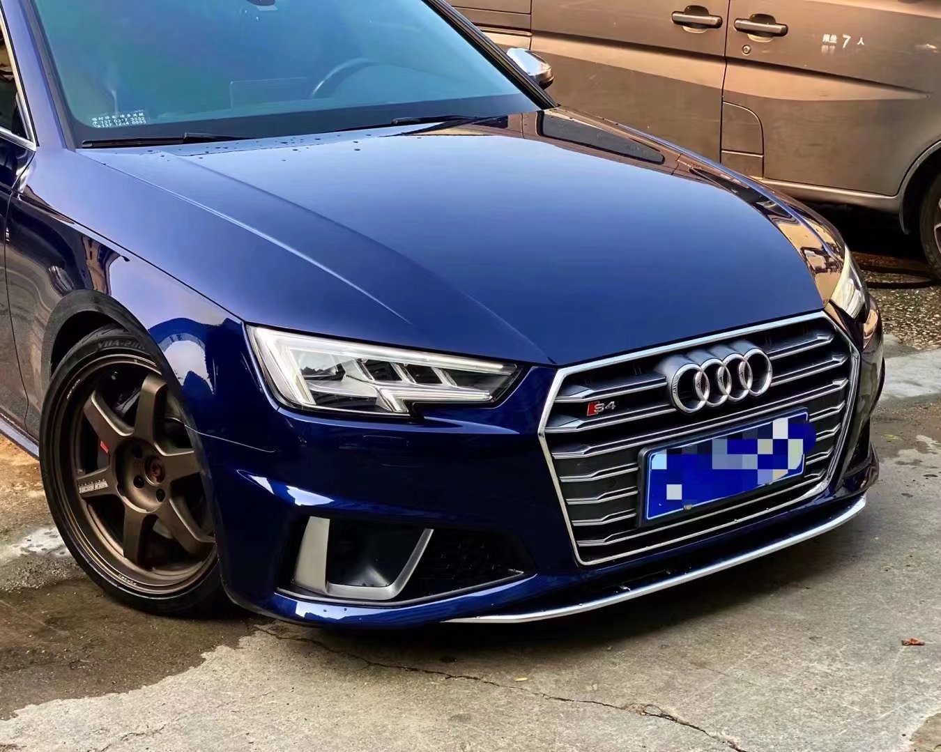 奧迪S4換 RAYS TE37 ultra  M-spec 新款古銅19寸完工