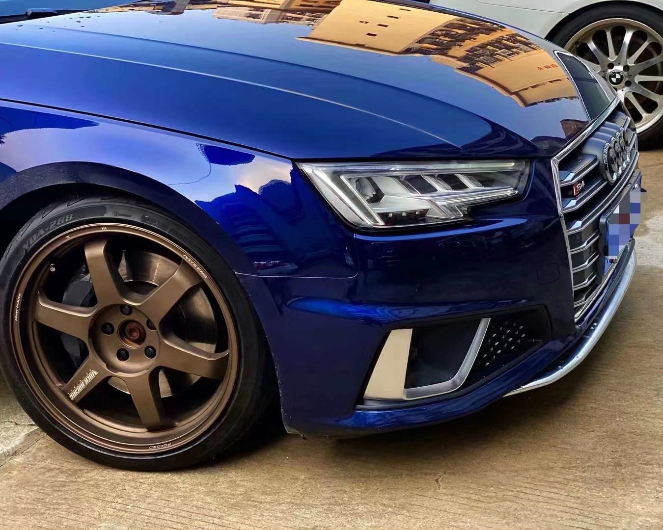 奧迪S4換 RAYS TE37 ultra  M-spec 新款古銅19寸完工