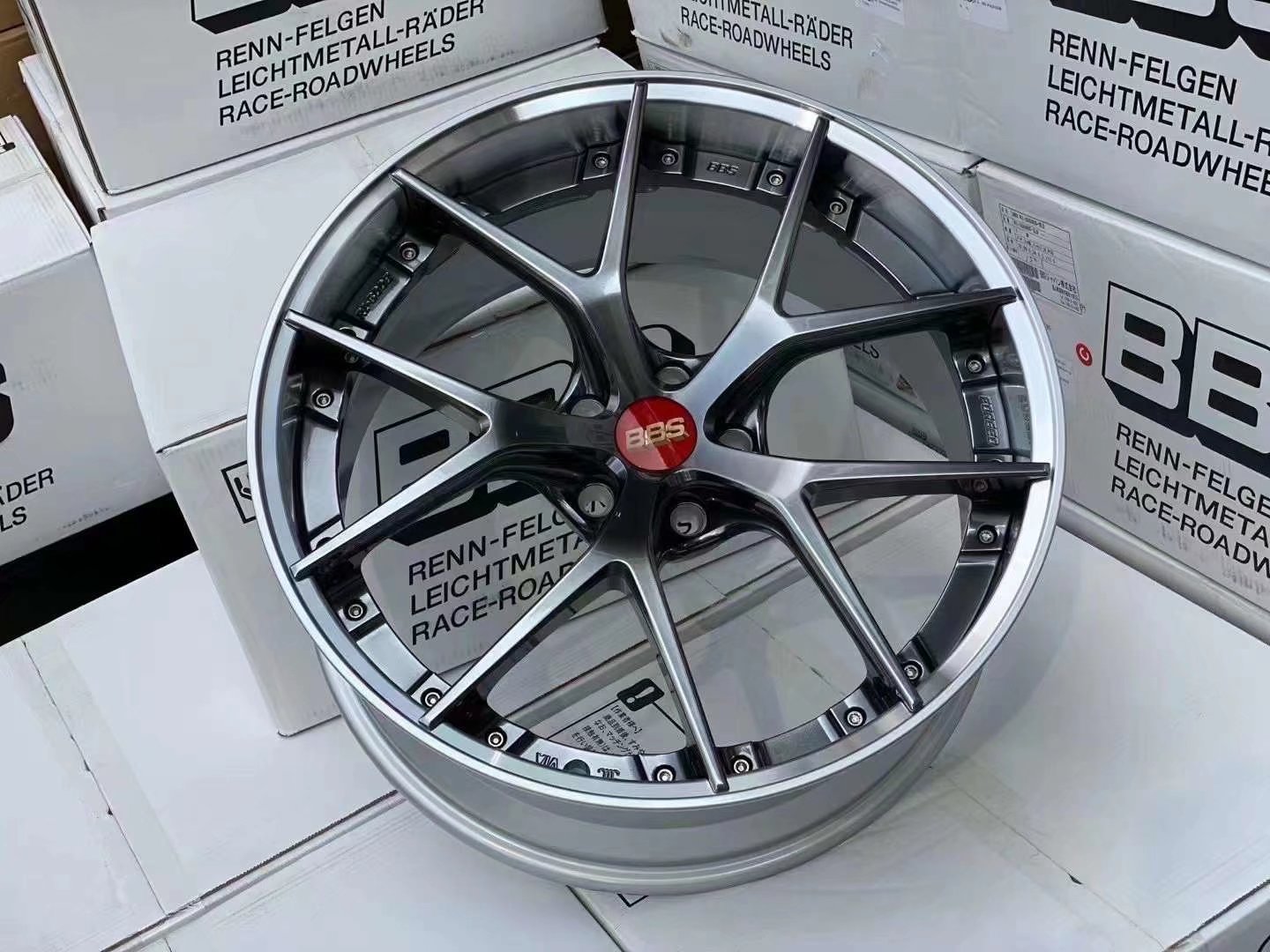 全新 日本BBS RIS雙片鍛造 #20寸9J ET34 5×112 DB顏