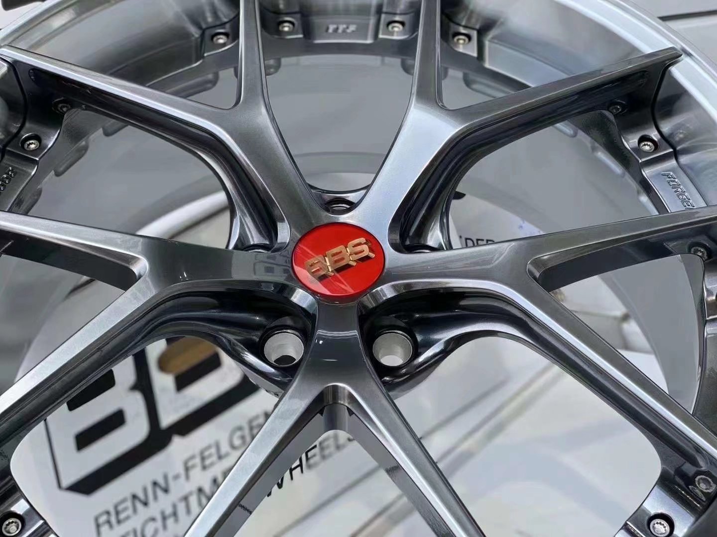 全新 日本BBS RIS雙片鍛造 #20寸9J ET34 5×112 DB顏