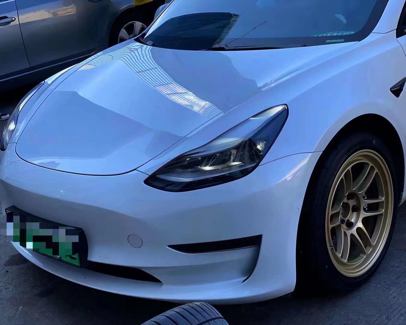 Model 3换TLFW 锻造定制18寸完工