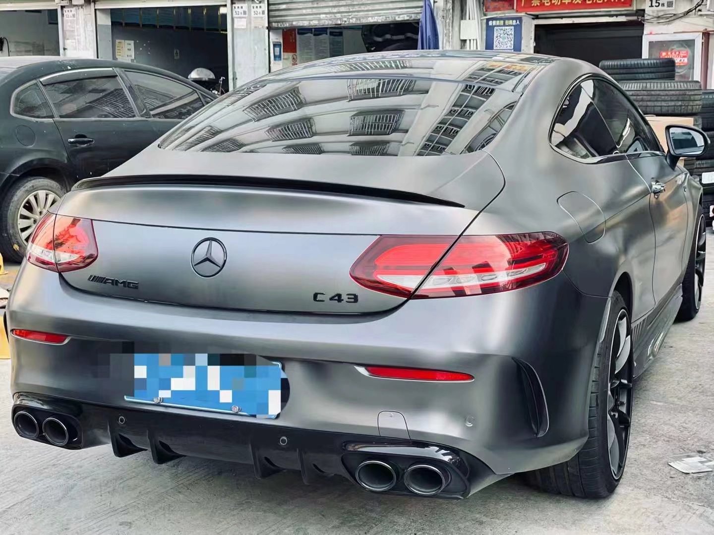 感謝佛山老友來店支持 奔馳 C43 AMG 搭配 全新RAYS G025 19寸