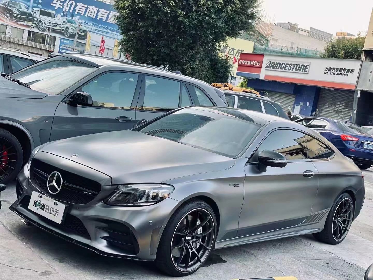 感謝佛山老友來店支持 奔馳 C43 AMG 搭配 全新RAYS G025 19寸