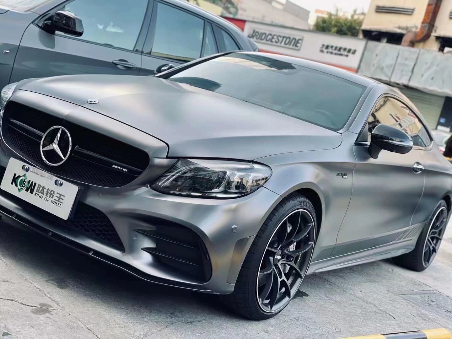 感謝佛山老友來店支持 奔馳 C43 AMG 搭配 全新RAYS G025 19寸