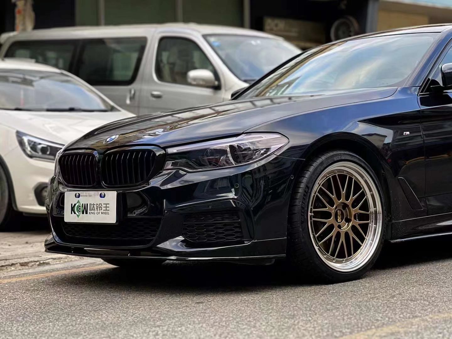 寶馬5系 ，換全新日本BBS LM  20寸 限量金 DG-BKBD 超級帥