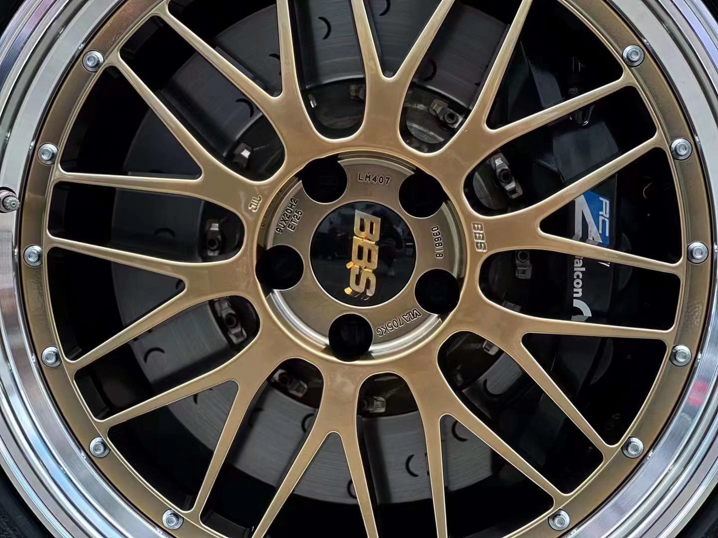 日本進口BBS LM DG-BKBD 限量版古銅LM407 20寸