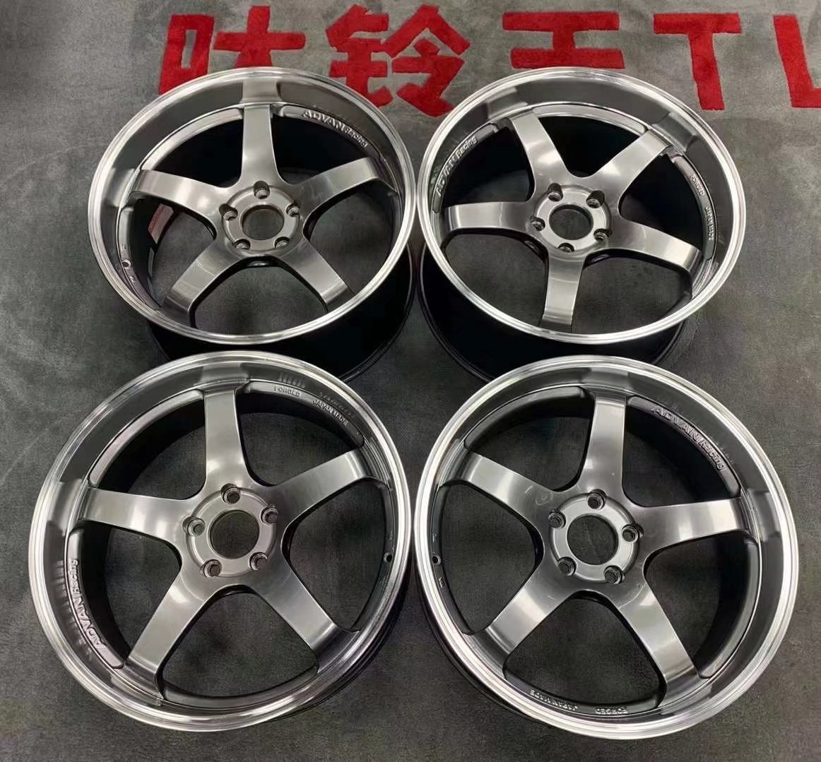 正品 日本 ADVAN GT 鍛造 拆車20寸