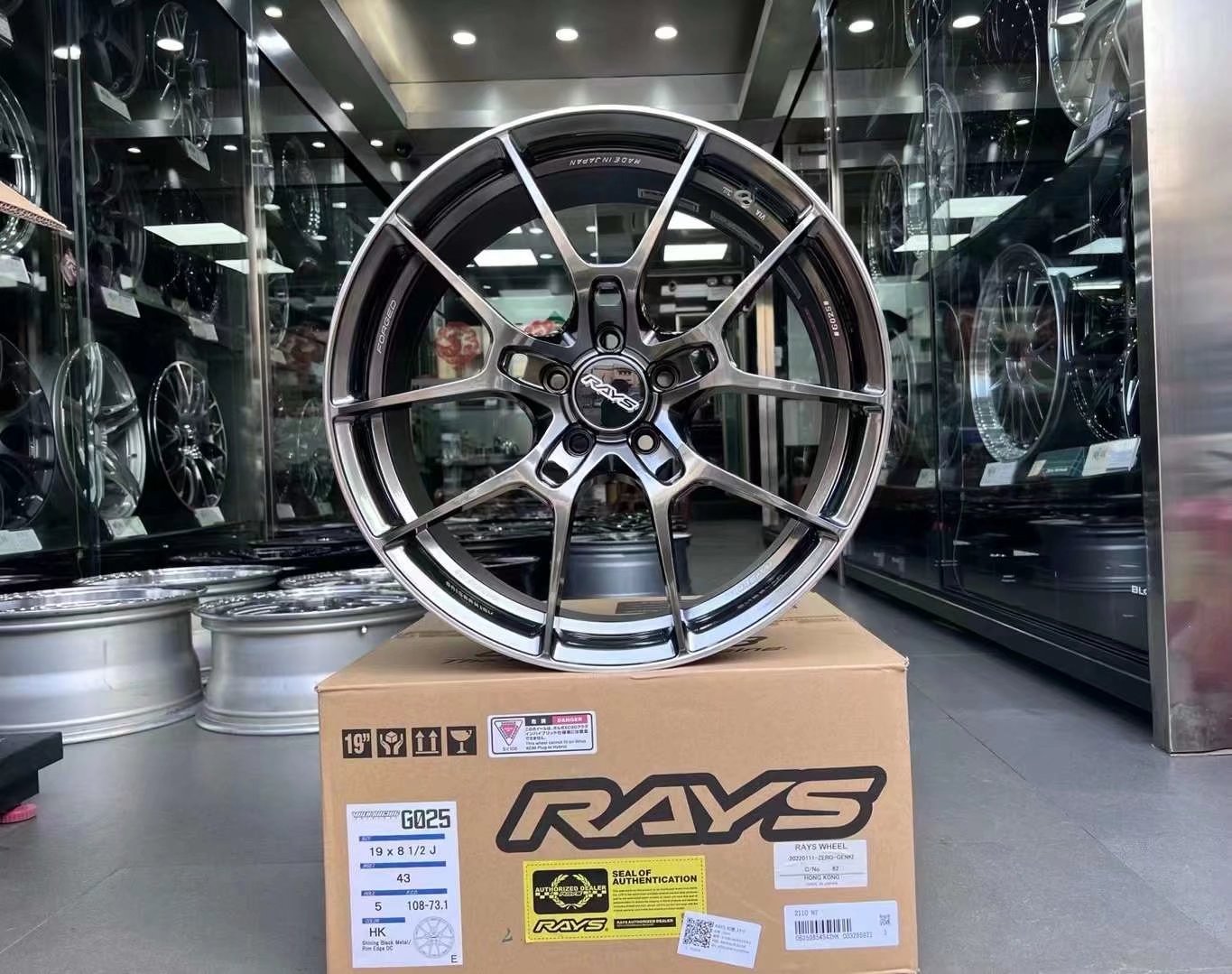 全新日本 RAYS G025鍛造# 19寸 8.5J ET43 5×108 HK領(lǐng)克 03 福克斯 沃爾沃