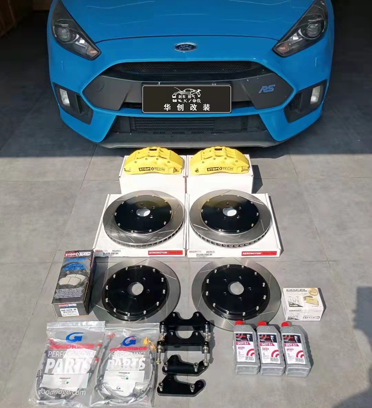 ?？怂筊S剎車(chē)改裝STOPTECH六活塞剎車(chē)套件