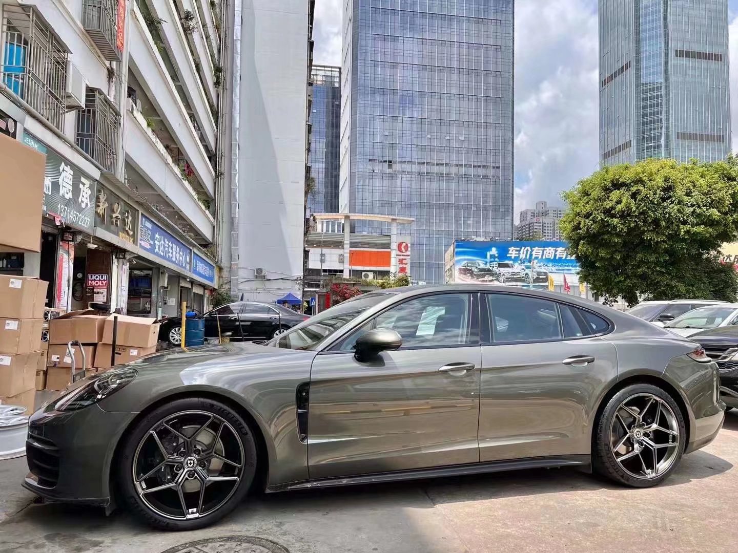 提新車，換輪轂 保時捷 帕拉梅拉換TLFW FORGED 鍛造定制21寸