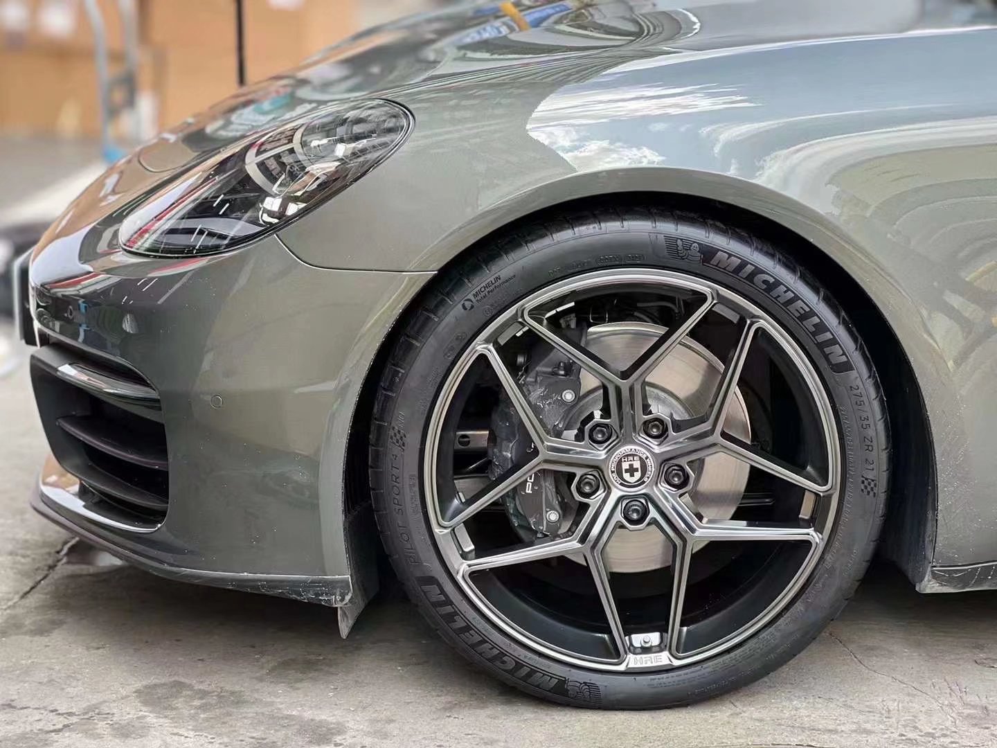 提新車，換輪轂 保時捷 帕拉梅拉換TLFW FORGED 鍛造定制21寸