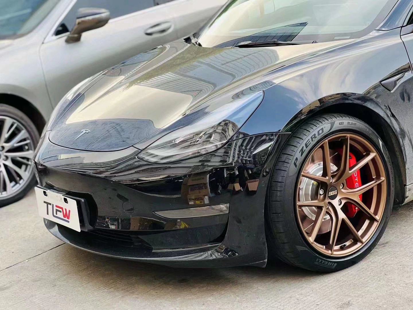 特斯拉Model 3換 TLFW鍛造定制19寸完工