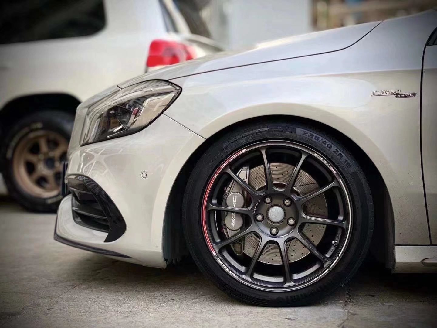 全新 日本 進(jìn)口 RAYS ZE40限量版TIME ATTACK II 鍛造18寸8.5J ET43 5×112 UR色