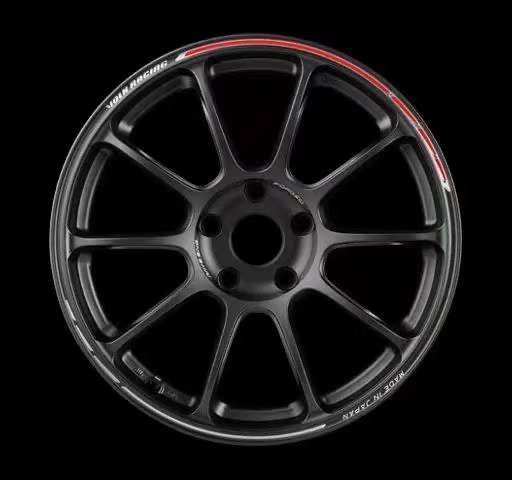 全新 日本 進(jìn)口 RAYS ZE40限量版TIME ATTACK II 鍛造18寸8.5J ET43 5×112 UR色