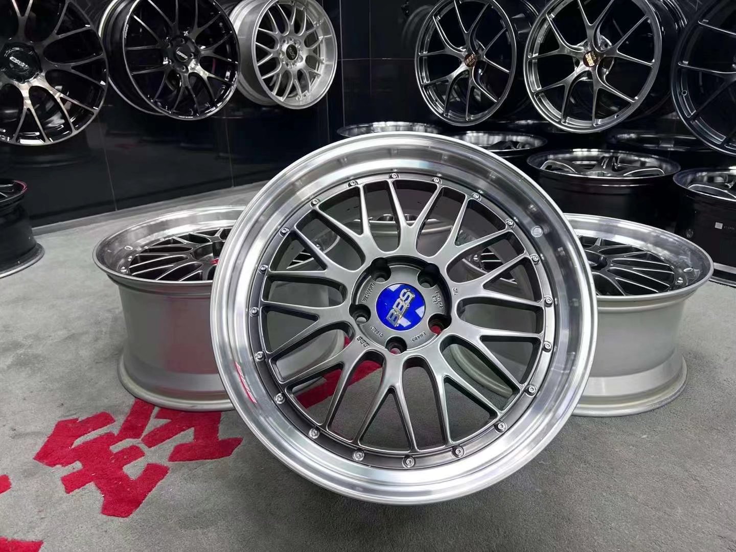 拆車 日本BBS LM原漆成色好 19寸9J ET27 10J ET37 5×120