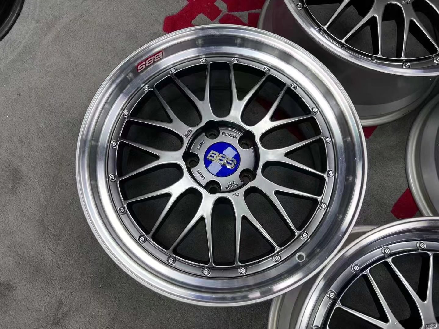 拆車 日本BBS LM原漆成色好 19寸9J ET27 10J ET37 5×120