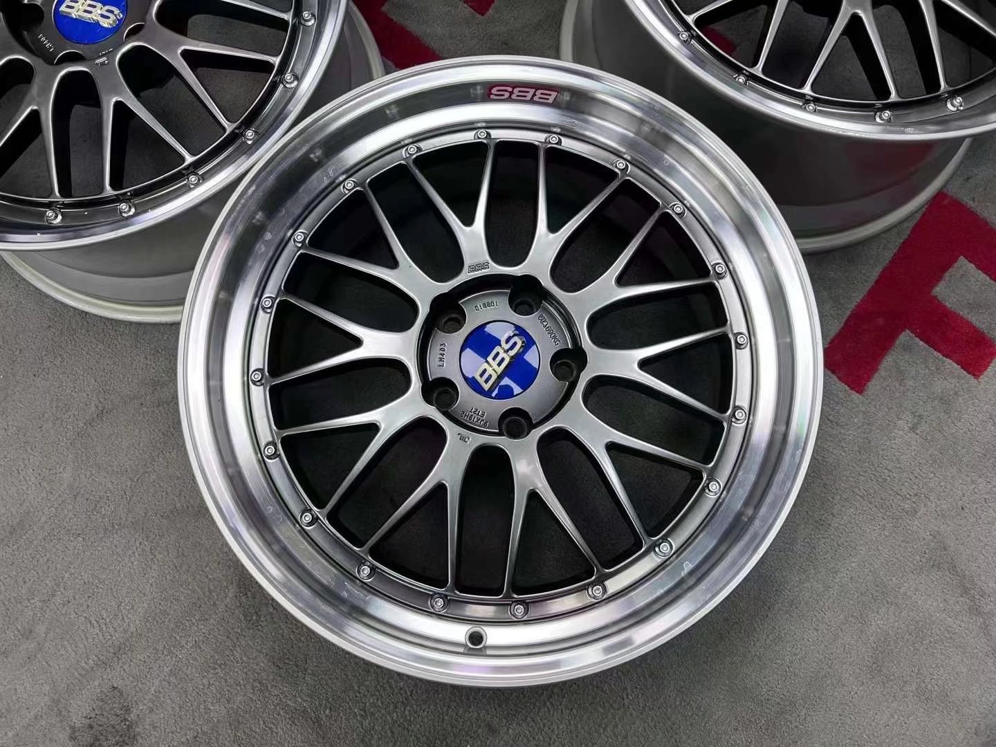 拆車 日本BBS LM原漆成色好 19寸9J ET27 10J ET37 5×120