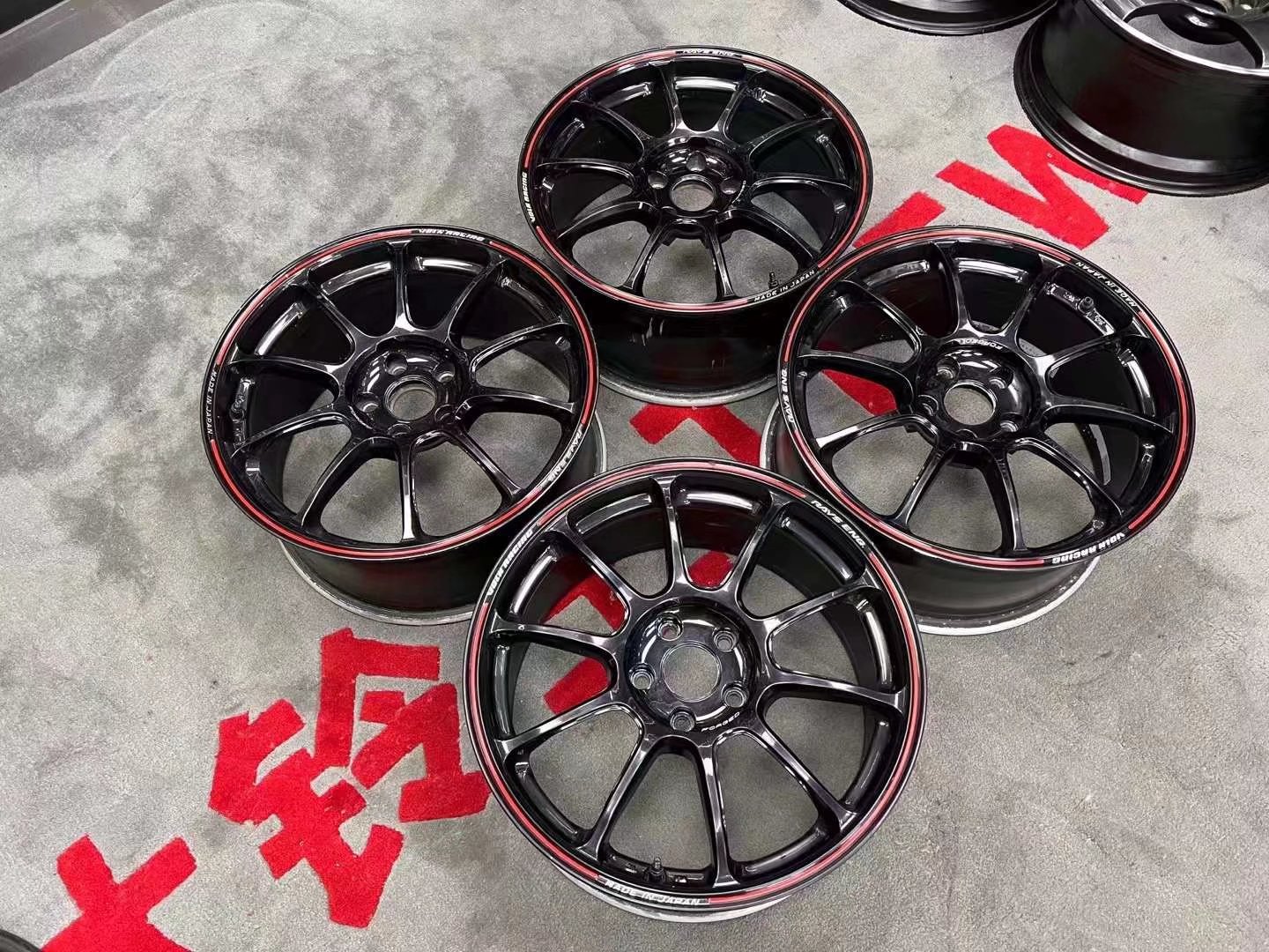 拆車RAYS ZE40限量版 #18寸8.5J ET35 5×112