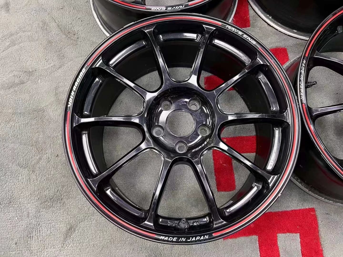 拆車RAYS ZE40限量版 #18寸8.5J ET35 5×112
