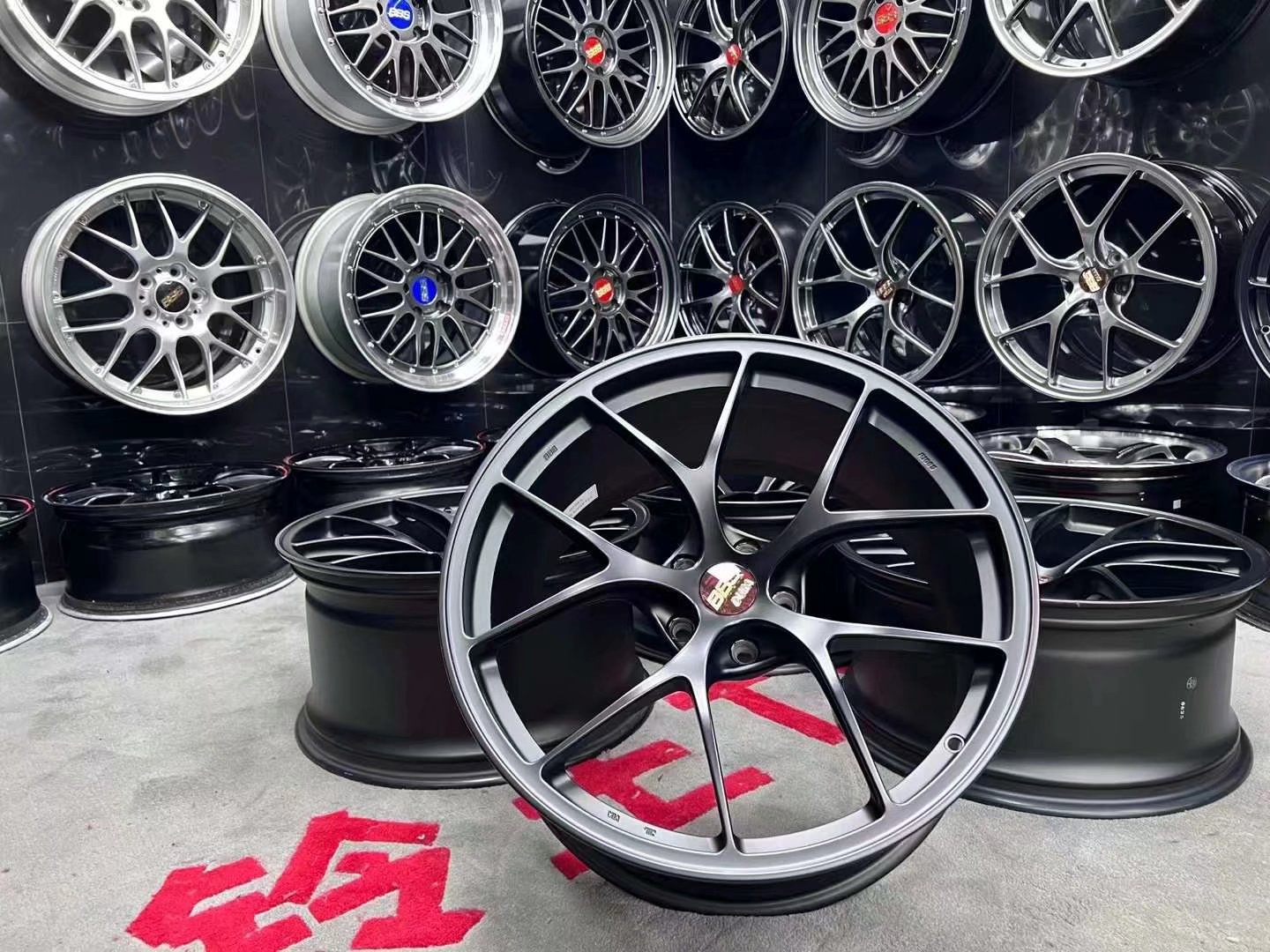 拆車 日本 鈴?fù)魾BS RID MB色鍛造 20寸 9.5J ET23 10.5J ET23 5×112