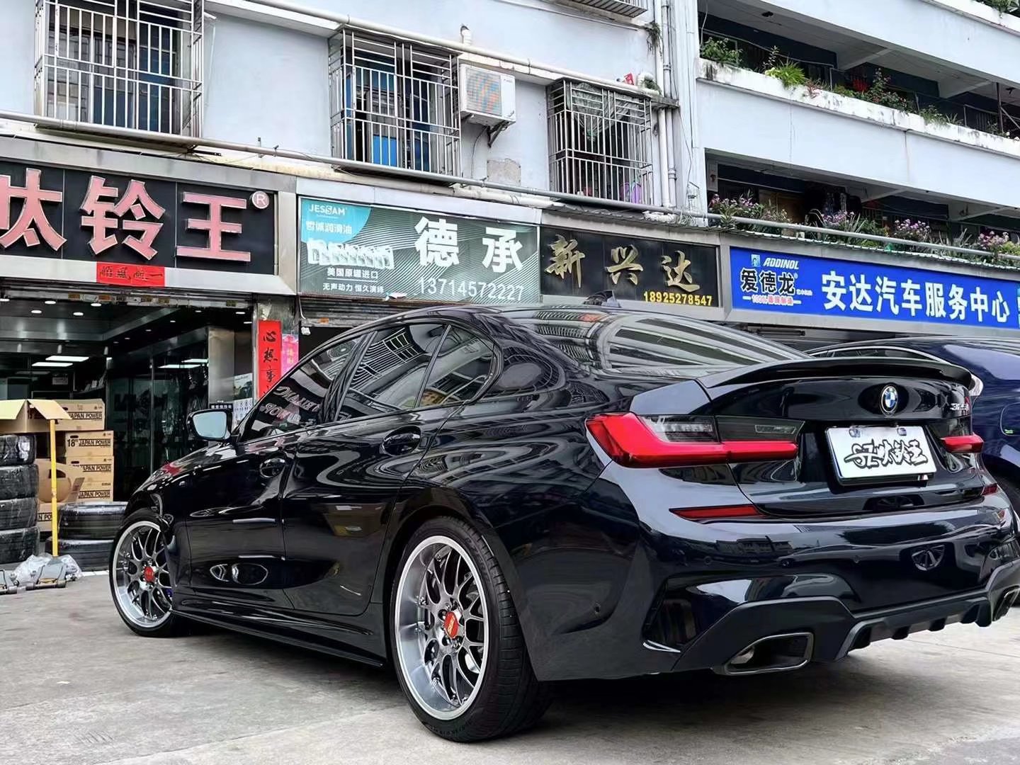 新款寶馬3系 完工換BBS RSGT 19寸